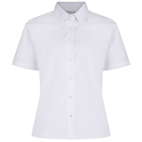 Short Sleeve Non Iron Polycotton blouse - Twin Pack - junior Thumbnail