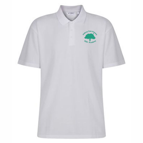 Oldbury Park White Polo Shirt Thumbnail